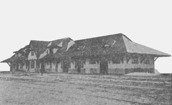 The New CNR Station at Wainwright - February 1930